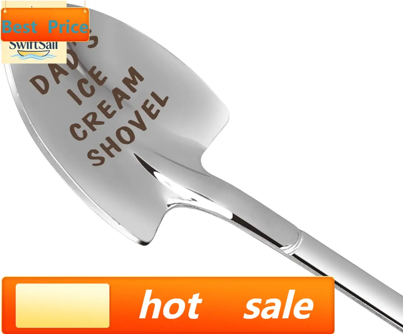 Regalos para papá en oferta - Regalos para papá de parte de su hija. Regalos del Día de San Valentín para papá, cuchara para helado para los amantes del helado, papá