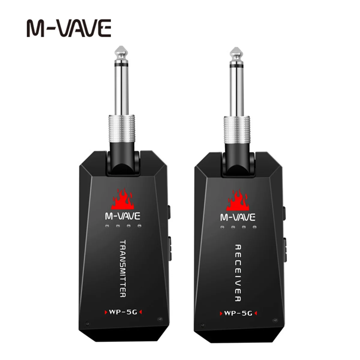 

Беспроводная гитарная система M-VAVE WP-5G 5.8G: перезаряжаемый передатчик и приемник со сверхнизкой задержкой для гитарных усилителей