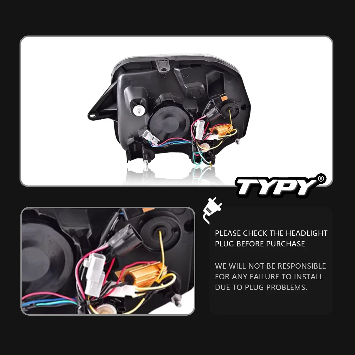 TYPY Car Lights For Suzuki Jimny LED Headlights 2007-2015 Head Lamps DRL Daytime Running Light Turn Signal Car Accessories