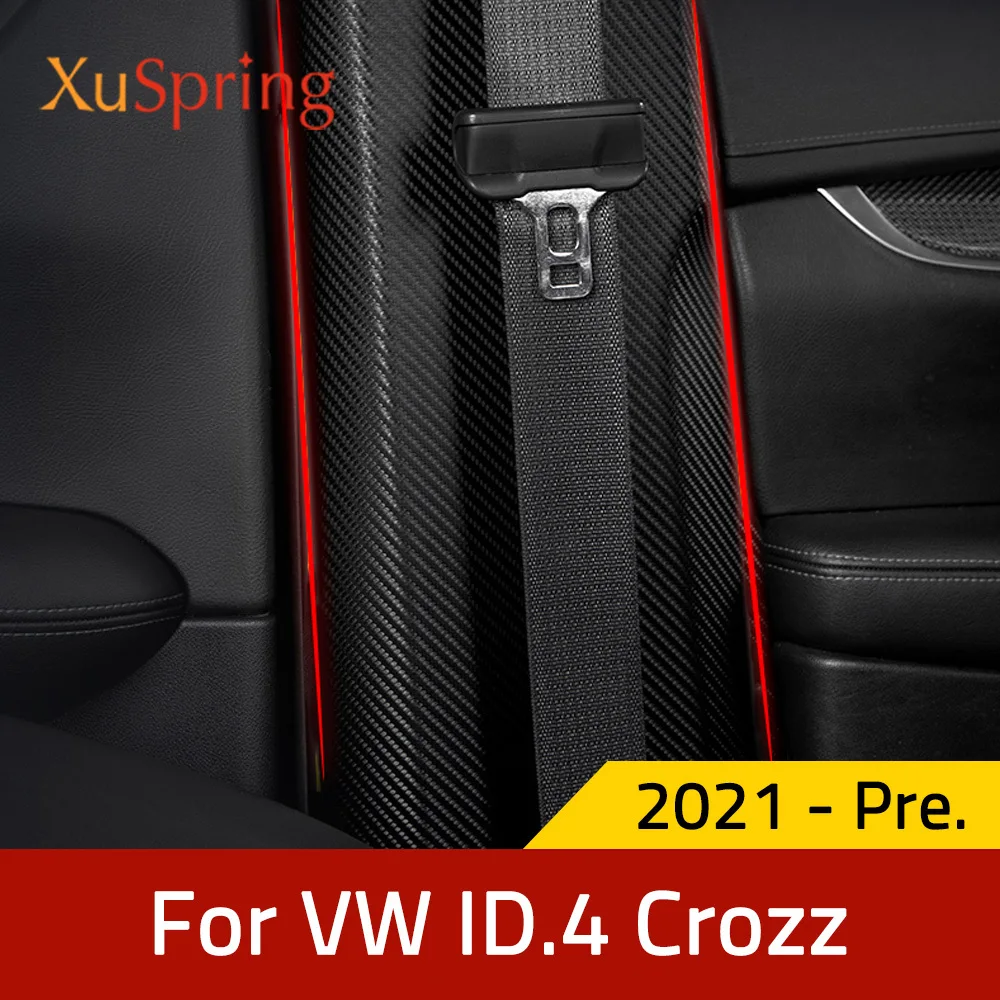 

Car B Pillar Anti-kick for VW ID.4 ID4 Crozz 2021 2022 2023 Glove Co-pilot Protective Mat Cushion Pad Case Cover Stickers