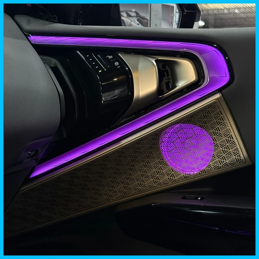 Car Tweeter Treble Panel Cover Luminous Speaker Covers Grille Decorative Atmosphere Lamp New for BMW X3 G45 G48 2025 2026