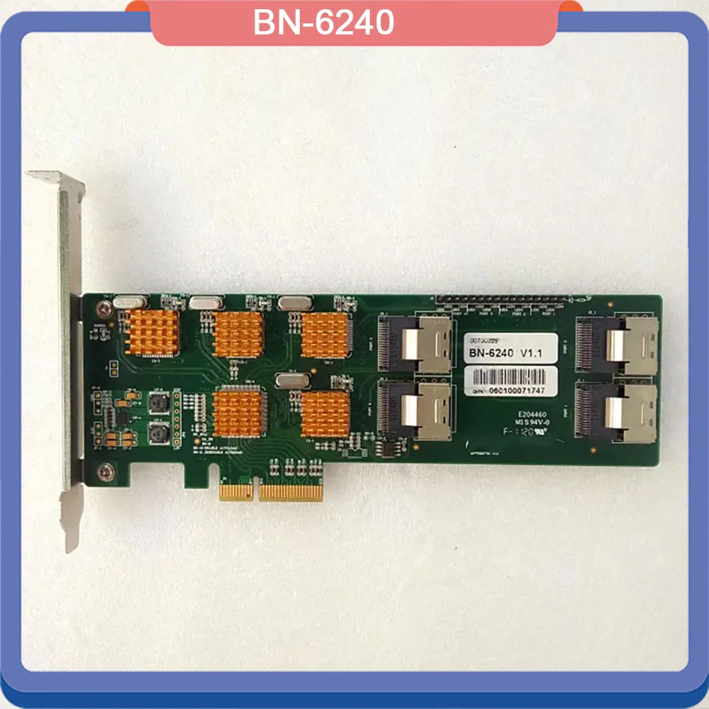 Network Storage SAS Card BN-6240 BN-HBA-16 V1.5 For Brainaire 3910