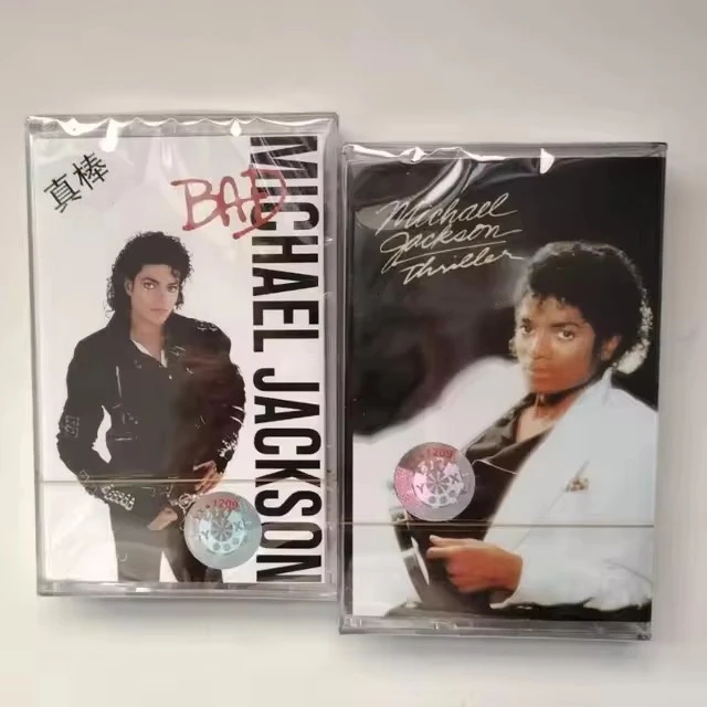 Retro MJ King of pop Michael Jackson Music Tape Bad Album HIStory Cassettes Cosplay Walkman Recorder Car Soundtracks Box Gifts