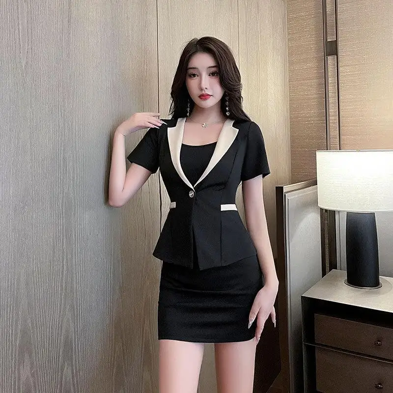 Ladies' Workwear Set Hotel Waiter Beauty Salon Spa Massage Nail Salon Sexy Sauna Technician Front Desk Temperament Dress