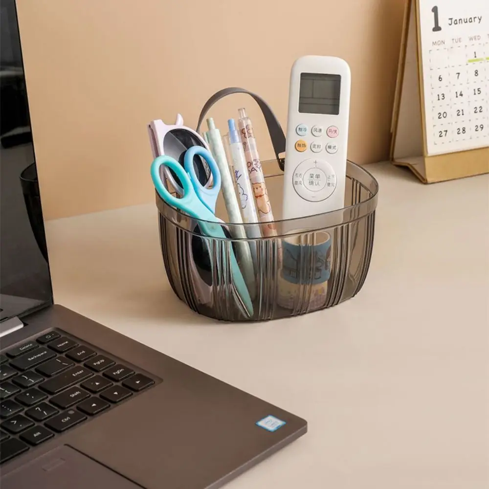 

Wall Mounted Small Hanging Basket Large Capacity Transparent Waste Basket Simple Creative Storage Box Miscellaneous Items