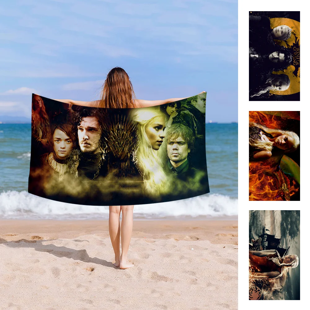 G-Game Of T-Thrones Towel Microfiber Beach Towel Absorbent Quick dry Soft Yoga Swimming Resort Mountain Climbing Towel