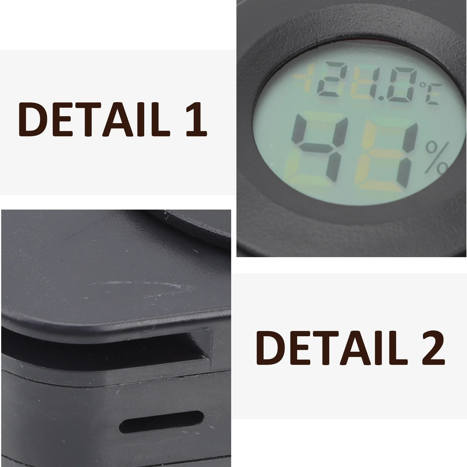 

1Set Digital Guitar Hygrometer Humidifier 3-in-1 Temperature Humidity Monitor for Guitar Maintenance Long-Lasting Odorless