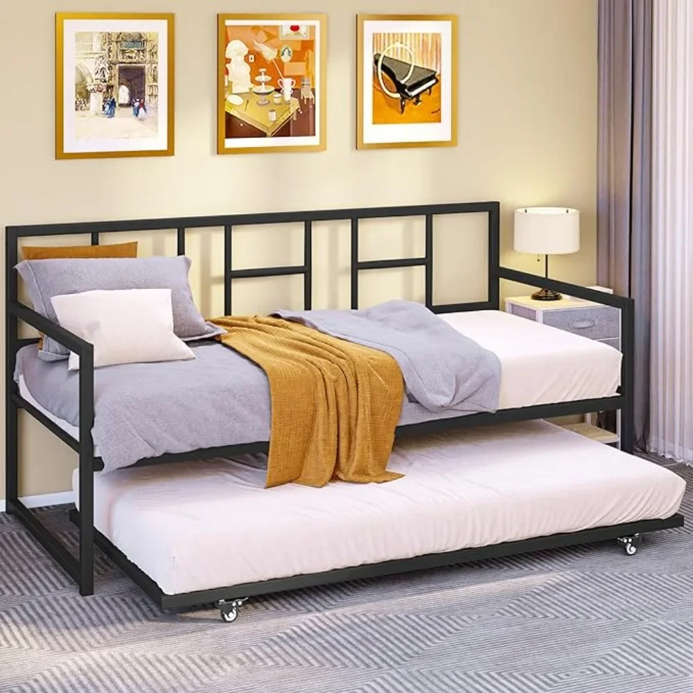 

Bed Bases with pull-out rests, steel plate supports, height-adjustable beds, multifunctional furniture Bed Bases