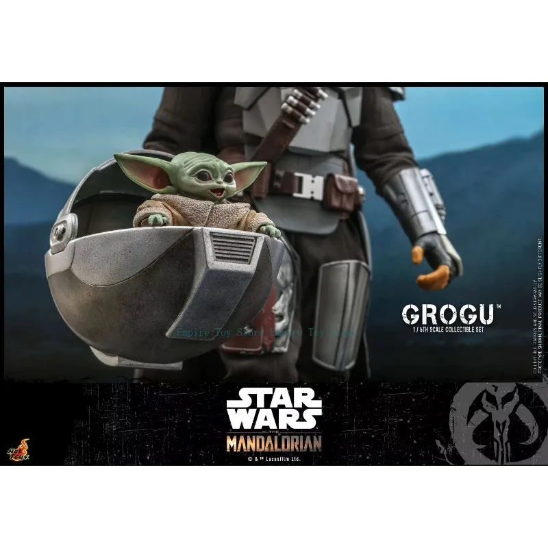 【In Stock】HOTTOYS HT TMS043 Mandalorian Yoda Baby Ancient Scene Set Collectible Action Figure