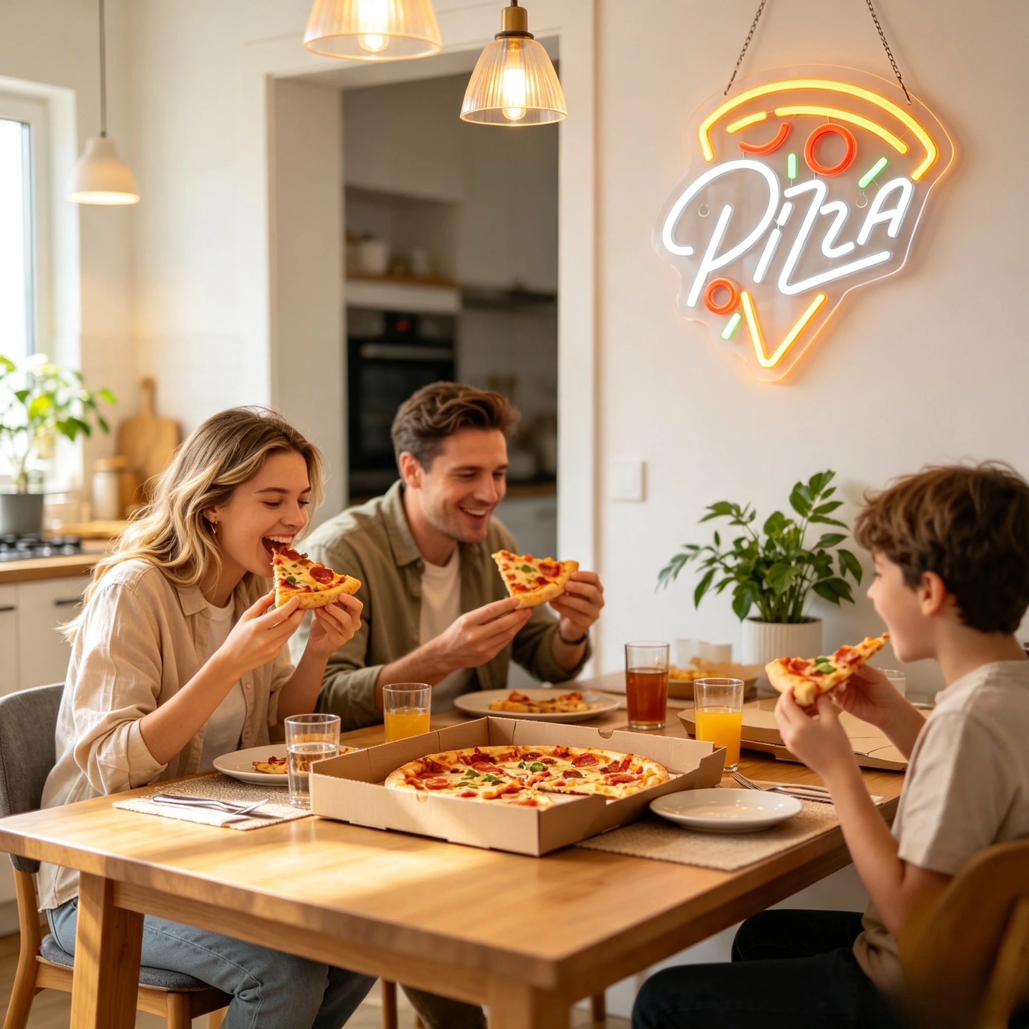 Pizza Slice Neon Sign USB Dimm - огляд і ціна Commercial Kitchen Light