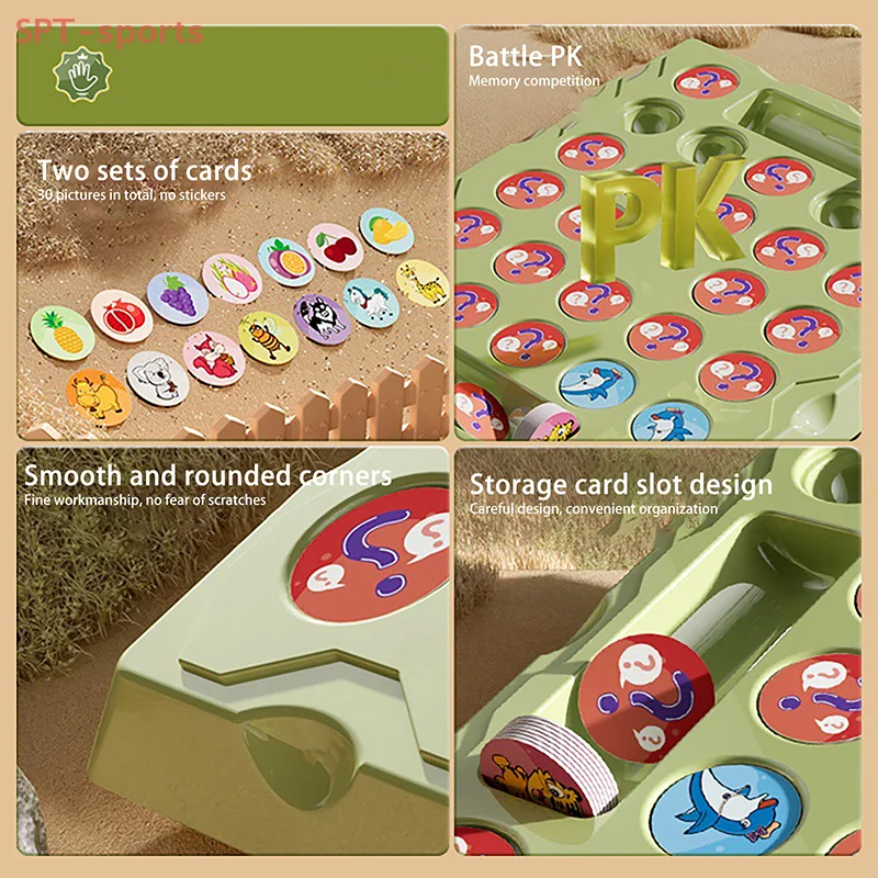 

Классическая стратегическая игра с изображением животных и фруктов; Познавательная игрушка-головоломка для семейных интерактивных вечеринок