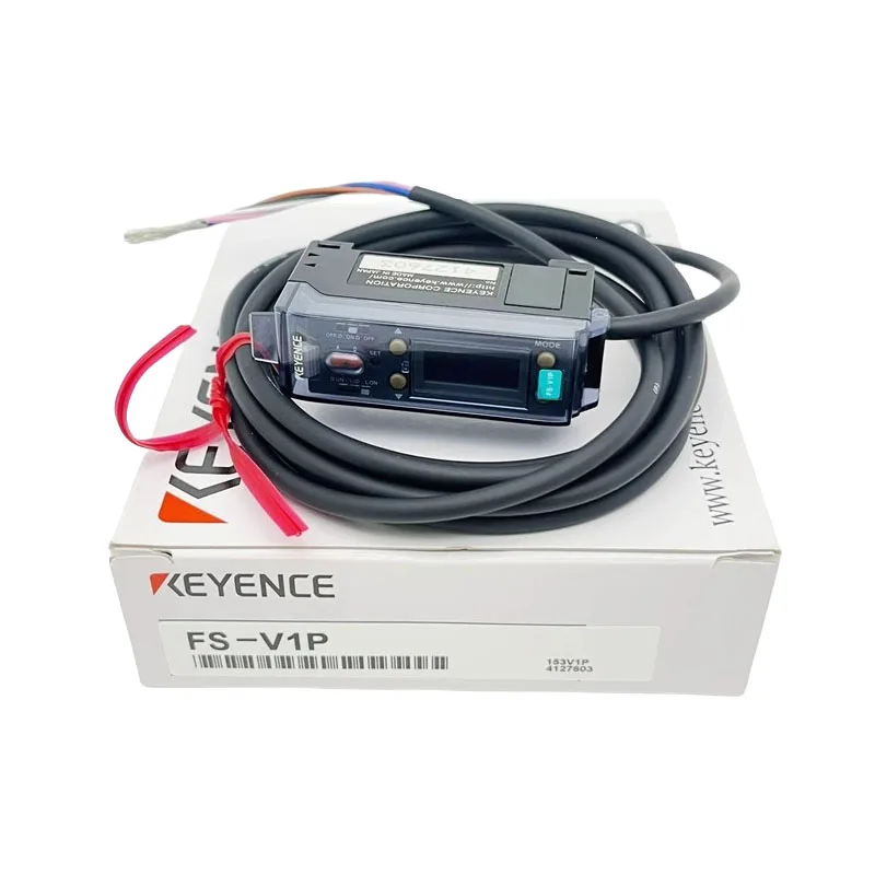 FS-V1P KEYENCE مستشعر الألياف الضوئية الأصلي الجديد بنظام أحادي الخط، مكبر للصوت، مخزون كبير متوفر، مرحبا بكم في التشاور.