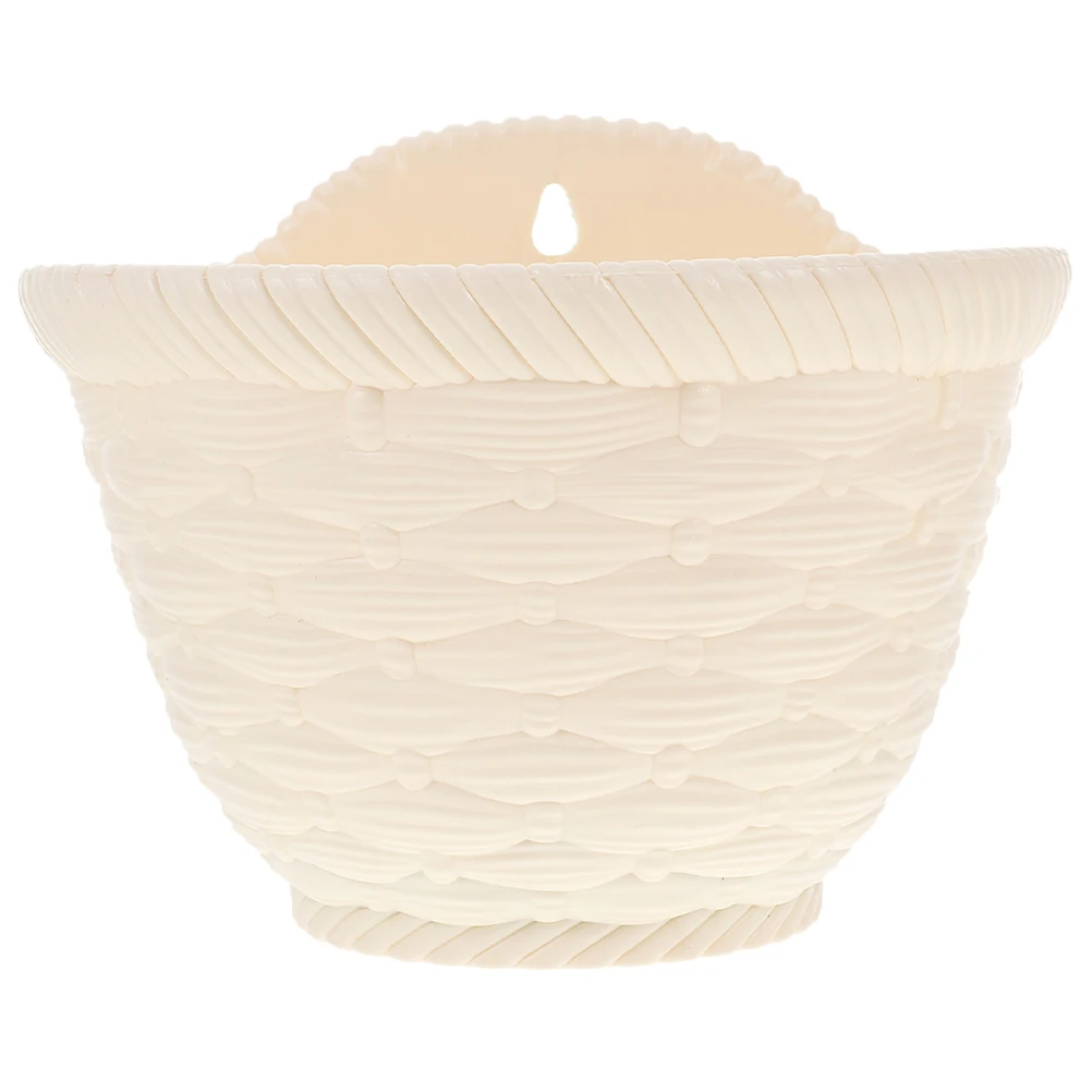 

Hanging Flower Pot Wall Durable Plastic Decorative Garden Planter Basket for Plants Decoration