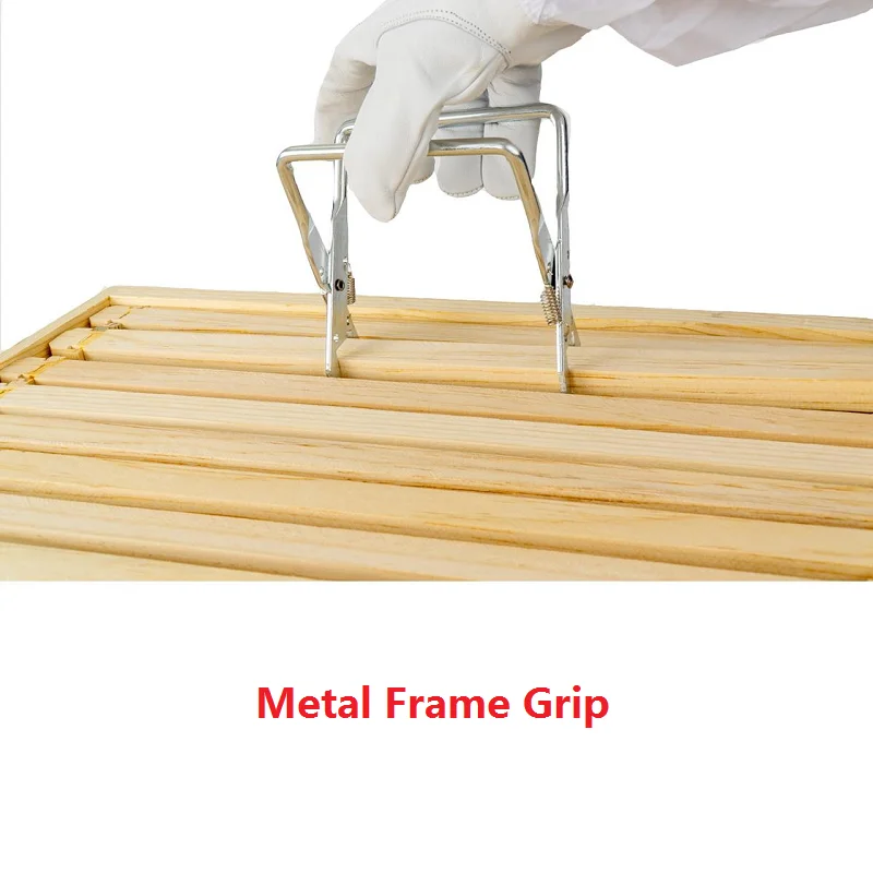 Bee Hive Frame Grip Bee Hive Frame Holder Lifter Stainless Steel Beekeeping Frame Gripper Beekeeping Tools Beehive Equipment