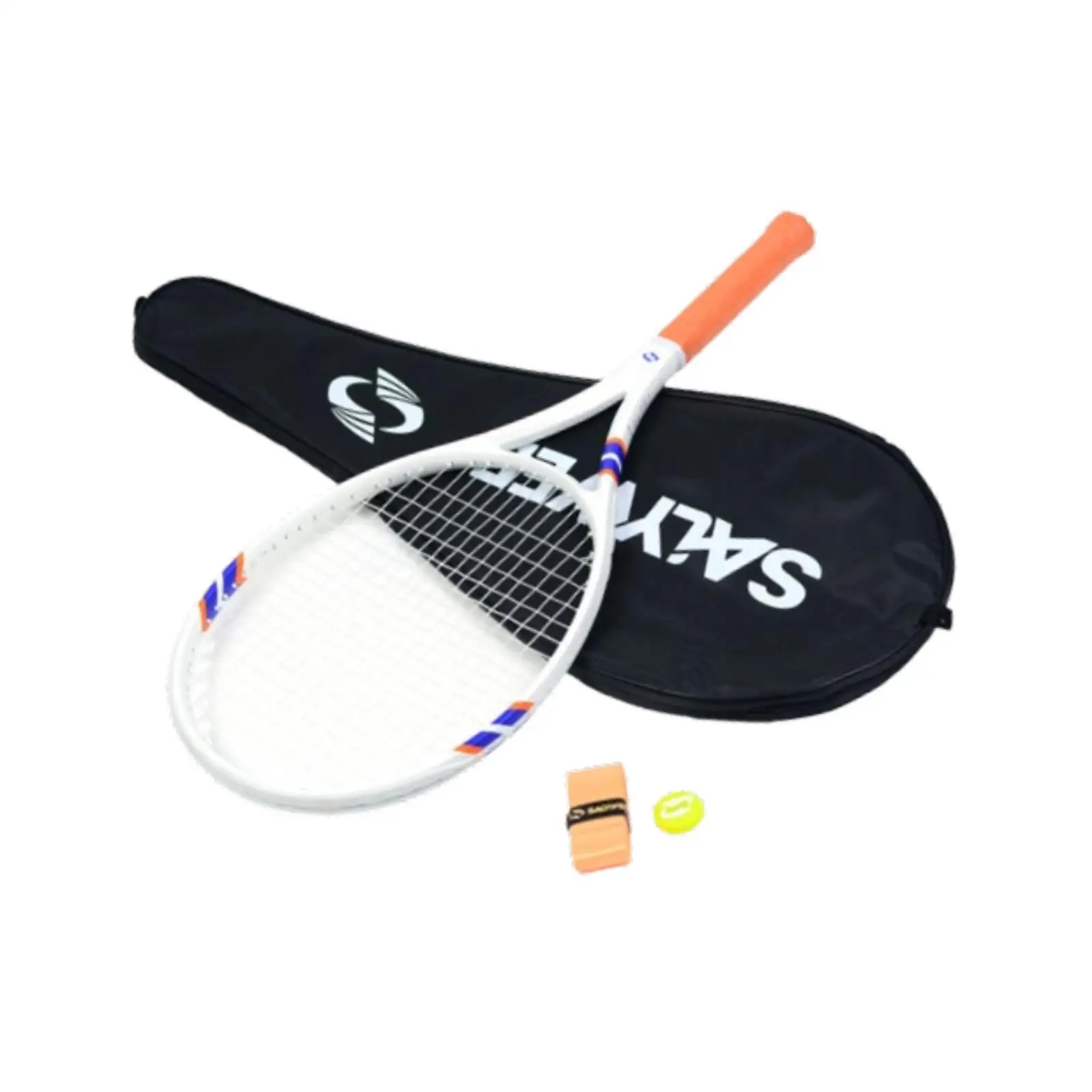 

Теннисная ракетка с сумкой для переноски, удобная нескользящая рукоятка, легкое оборудование для тренировок, соревнований в парке, на пляже