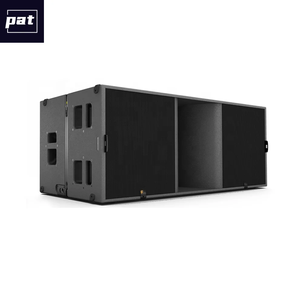 Dual 18inch Neodymium Professional Portable Birch Plywood Passive Subwoofer 4 Ohm Impedance 2400W Output Waterproof