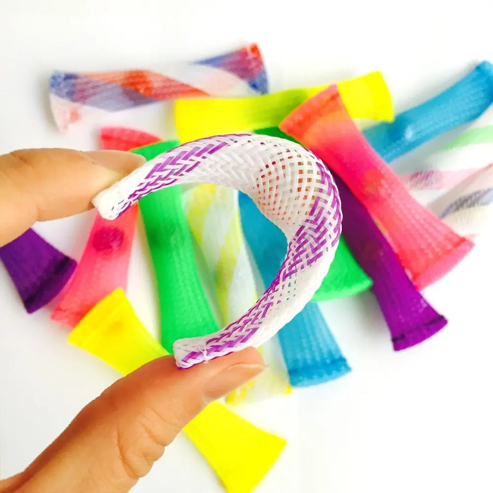 Autism and ADHD 1PC Occupational Therapy Relieve Stress Adults Braided Mesh Hand Fidget Toys Sensory Toys Increase Focus