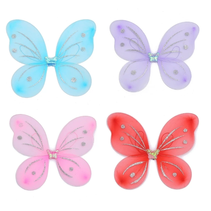 

Dress Up Wing Butterfly Fairy Performance Costume Angel Wing for Kid Girl Womens Dropship