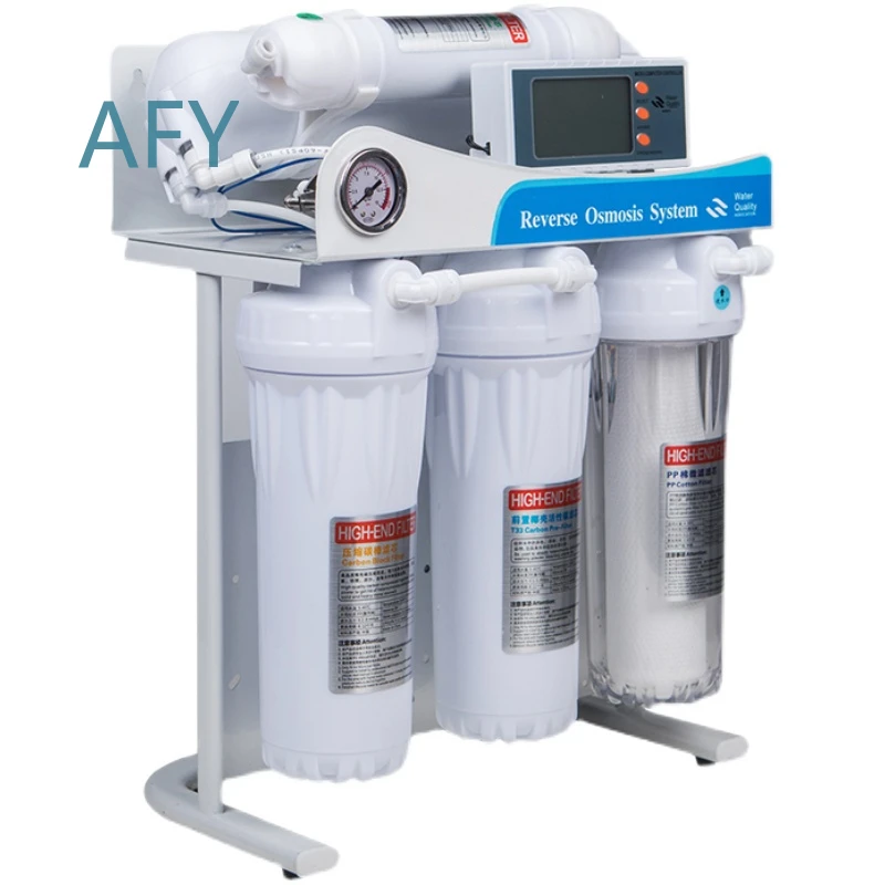 600G 800G RO Reverse Osmosis System for Aquarium Water Filtration Smart Auto Shut Off Filter Level 5 Purification Bucket Free