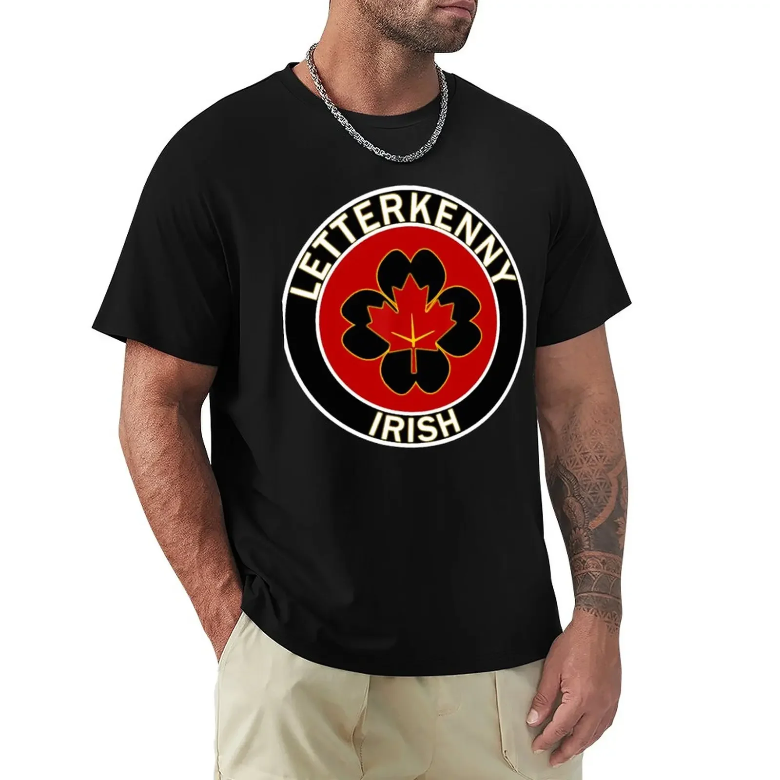 Винтажная Мужская футболка с принтом в виде ирландской шлепанцы