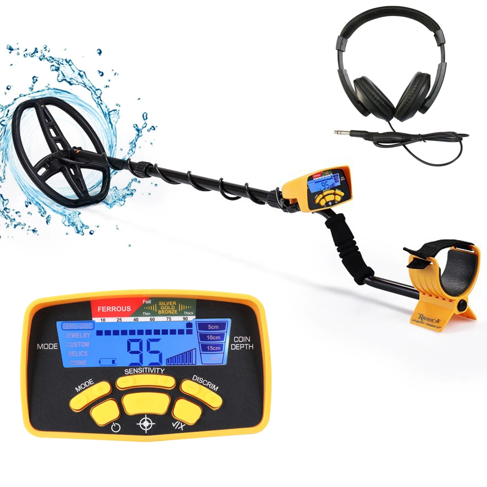 Professional Underground Metal Detector MD-6450  with Backup Light Digital Display 11