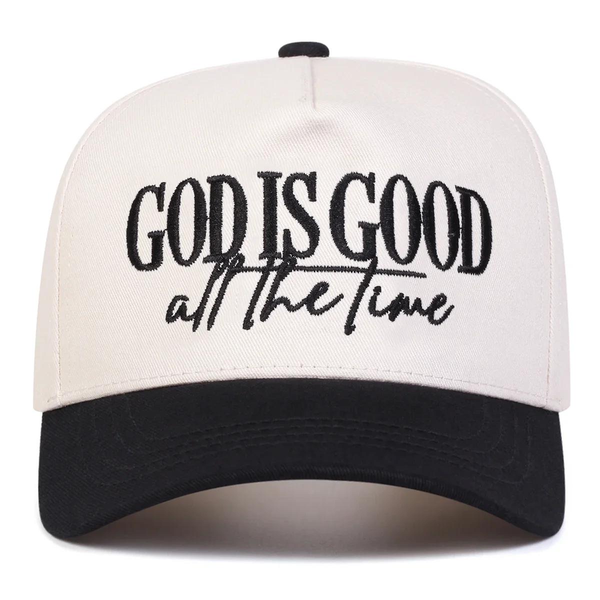 Unisex GOD IS GOOD ALL THE TIME Embroidery Baseball Caps Spring Autumn Outdoor Adjustable Casual Hats Sunscreen Hat Sports Cap