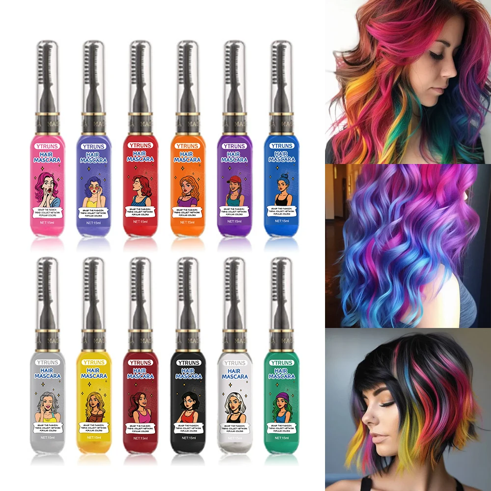 Kit de tinte para el cabello, tinte para el cabello de larga duración, fórmula sin daños, múltiples tonos disponibles, producto de tinte para el cabello en casa