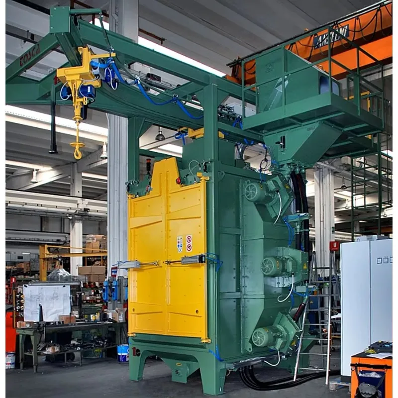 Hanger Shot Blasting Machine Abrasive Shot Blasting Machine Rust Removal and Surface Cleaning for Auto Parts Steel Structure