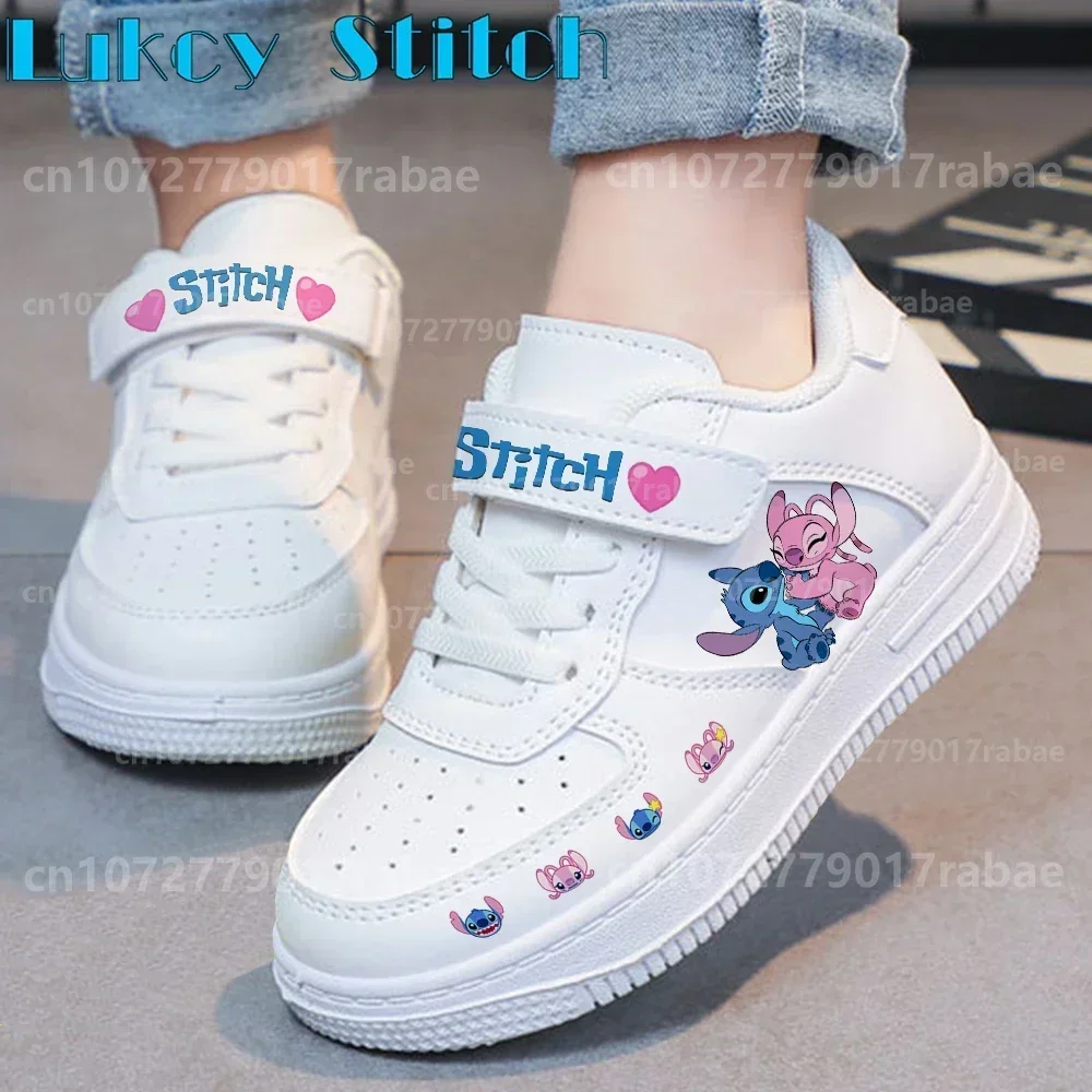 

Stitch Shoes sneakers for children Student Casual basketball shoes Kid Sneakers girls boys Running Fashion Sports Shoes Gift
