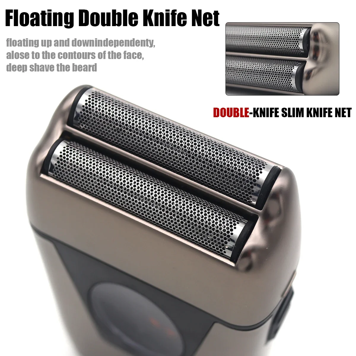 เครื่องโกนหนวดไฟฟ้าบุรุษพร้อมมอเตอร์ Levitation แม่เหล็ก 9200RPM และจอแสดงผล LCD เครื่องโกนหนวดตัดผมมืออาชีพสําหรับร้านตัดผม