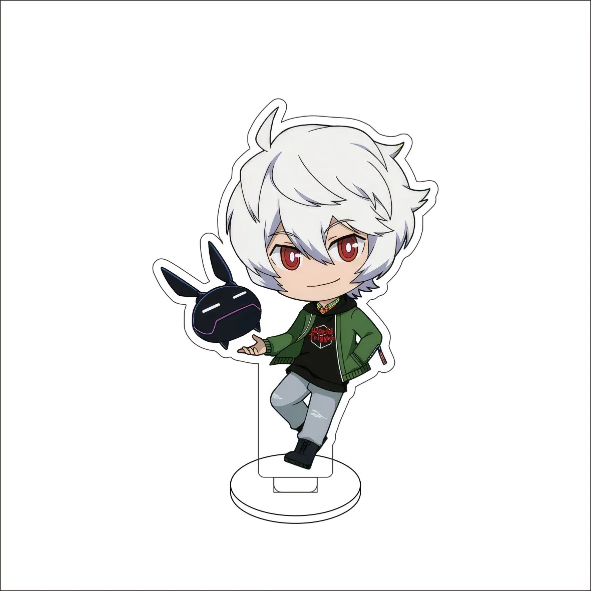 10CM Anime World Trigger Kuga Yuma Jin Yuichi‌ Mikumo Osamu Kohei Izumi Cos Acrylic Figure Stand Cute Gifts Ornaments view 2