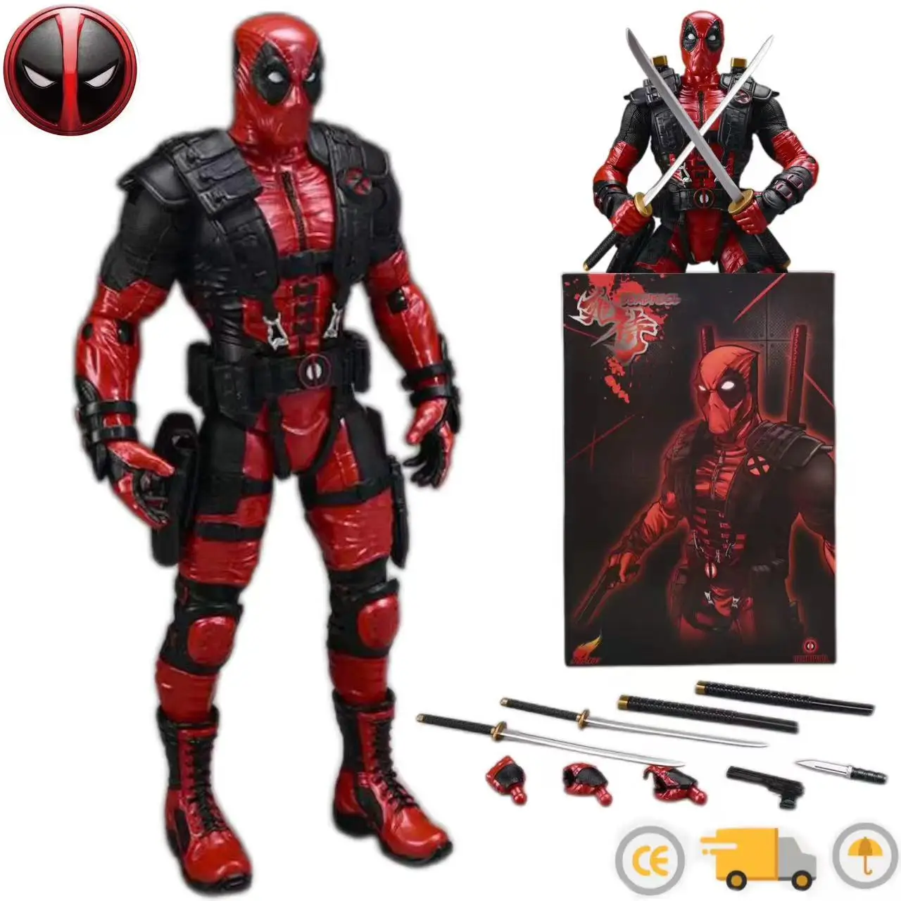 

10Inch Ml Deadpool X-MAN Articulated Figure Model Dolls Toys Hot Toys X-Men Deadpool Action Figure Figurine Collectible