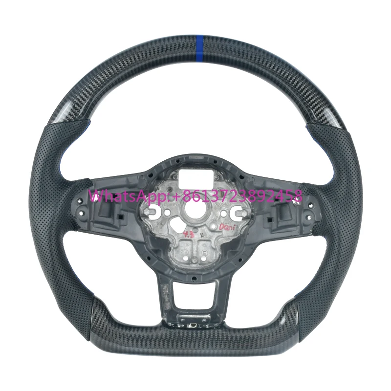

Carbon Custom Forged Carbon Fiber Steering Wheel for VW Golf GTI R MK7 Carbon Fiber Auto Parts