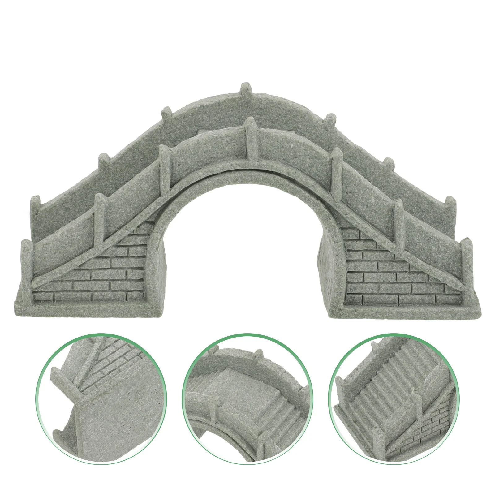 

Resin Statue Arch Vintage Style Decorative Landscape Scene Ornament Yard Bonsai Micro Miniature Accessories Simulation Resin