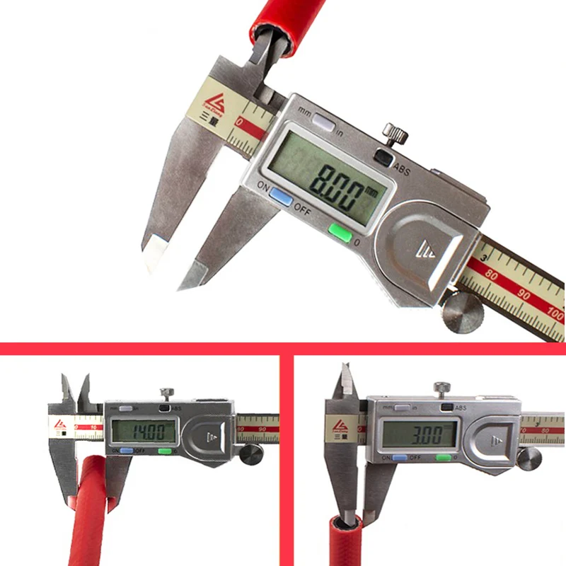14 mm / 8 mm diameter zuurstofbuis hogedruk slijtvaste LPG-gasslang explosieveilige propaanacetyleenslang voor gassnijden
