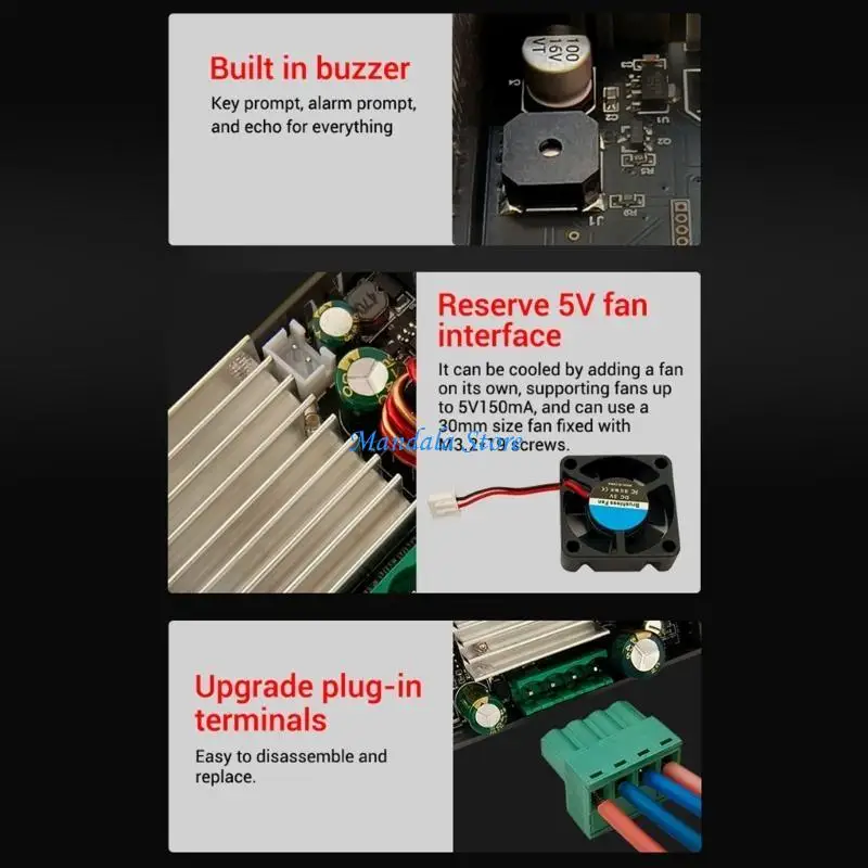 

U2JC Direct Current Step Down Variable Regulator Input 6-36V Output 0.5-36V Adjust Bucking Convert Voltages Stabilizers
