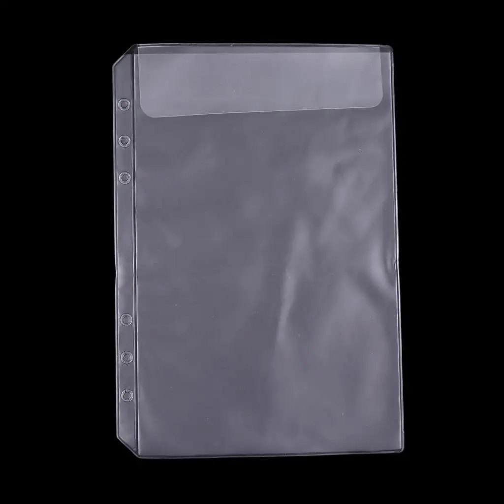 10x Binder custodia protettiva in plastica per Notebook ricariche porta carte