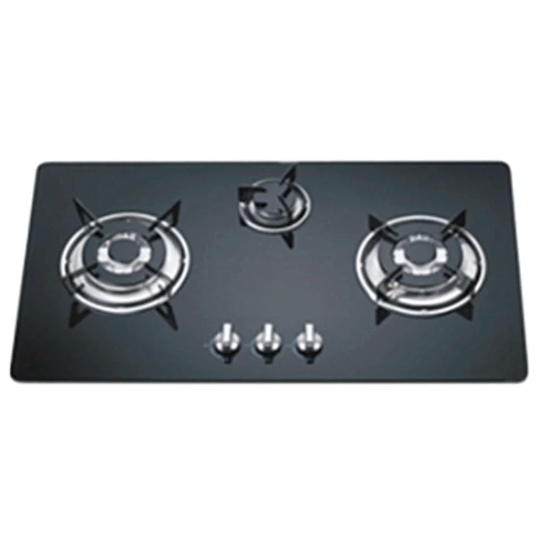 

2020 hot sales kitchen appliances tempered glass top gas stove 3 burner