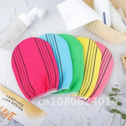 

1pcs Long-lasting Washcloth Korean Exfoliating Towel Bath Shower Spa Exfoliator Two-Sided Bath Glove Body Cleaning Tool