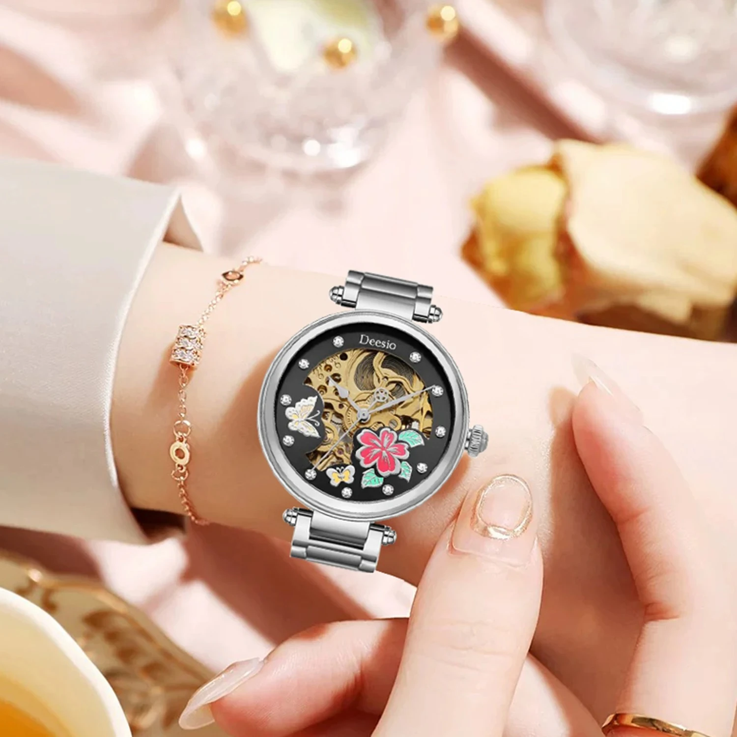 Deesio Kelebek İskelet Kadran - Skeleton Mechanical Watch incelemesi ve fiyatı