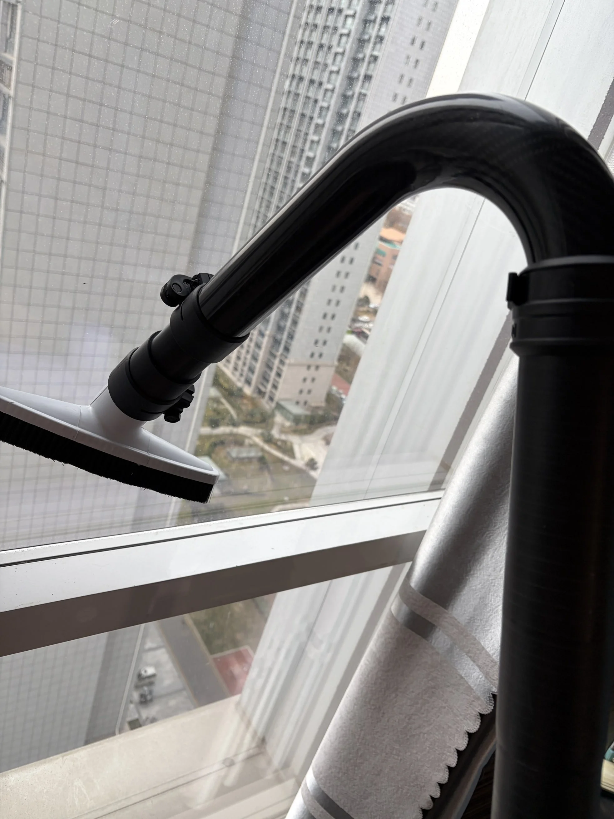 ASEK 1500mm OD40mm/OD50mm Carbon Fiber Cleaning Rod & Vacuum Eco-Friendly Building Facade Gutter Pole