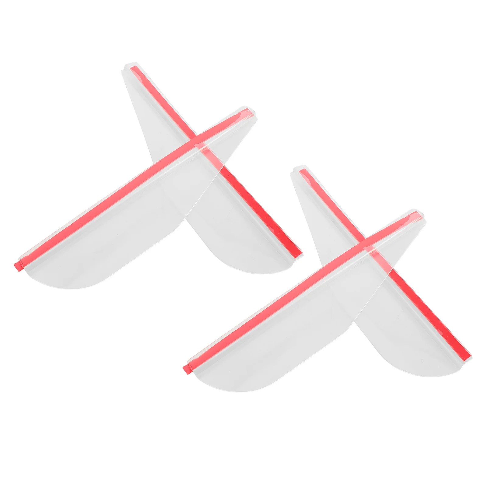 

4Pcs Car Window Rain Shield Durable Material Clear Vision Rearview Mirror Visor Guard Stylish Easy Install Car Side Rain Shields