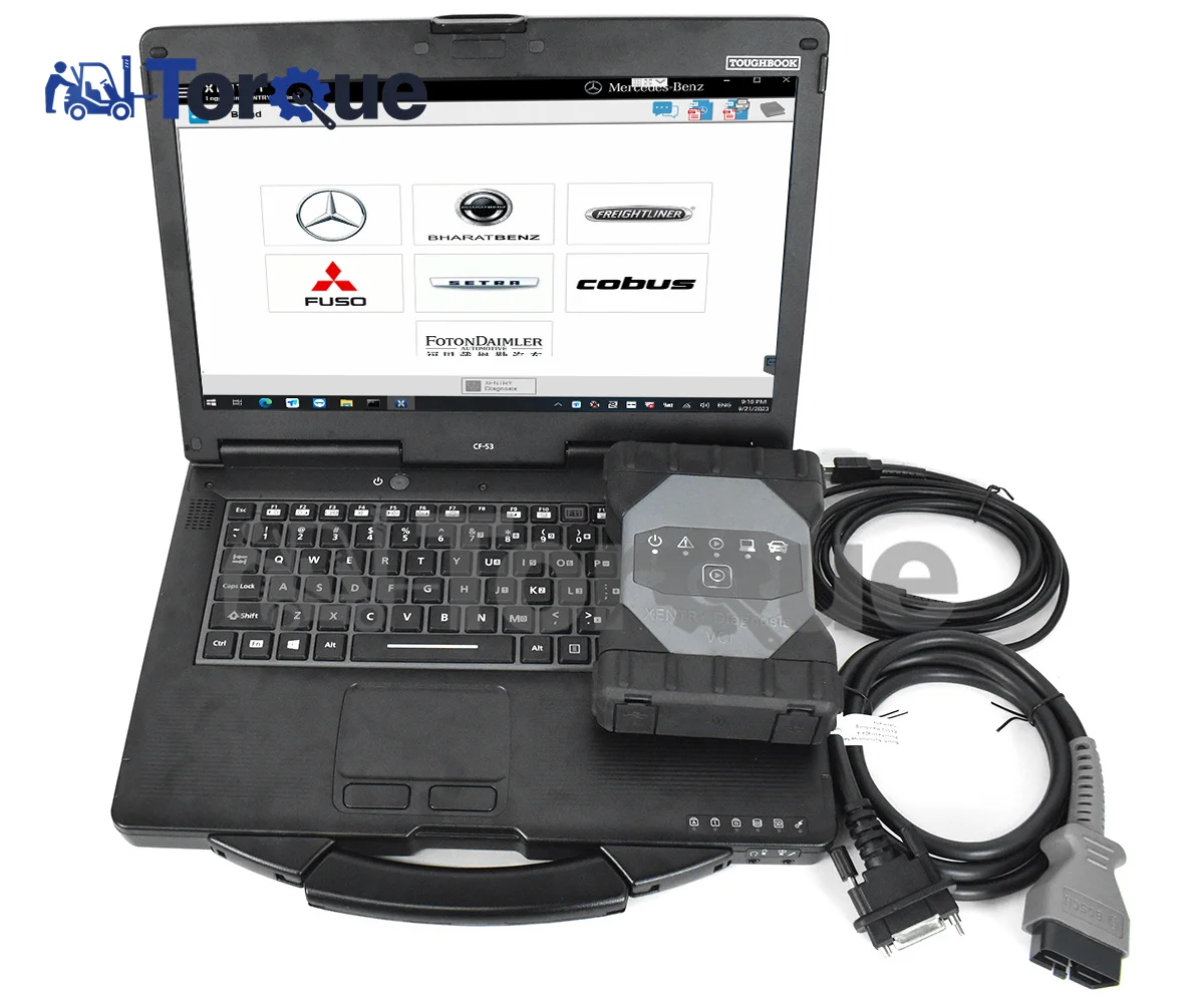 for benz C6 VCI car truck xentry c6 doip Xentry WIS ASRA DAS Vediamo Starfinder diagnositic tool with CF53 laptop