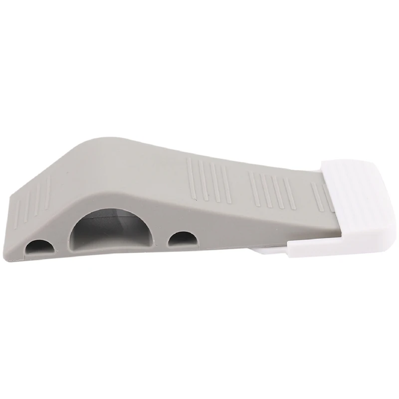 Tür Stopper 8 Pack Set Premium Heavy Duty Tür Stop Gummi Keil mit Dekorative Lagerung Halter-Perfekte Türstopper (grau)