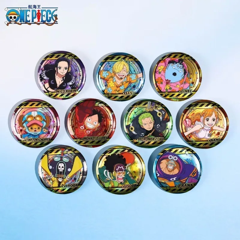 

New One Piece One Piece Sanji Luffy Animation Peripheral Kawaii Bar Pendant Homemade Badge Brooch Straw Hat Series Birthday Gift