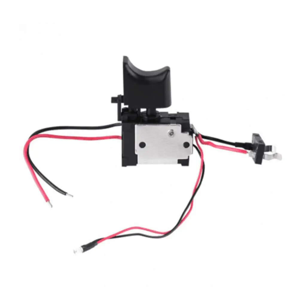 

DC 7.2V- 24 V 16A Electric Drill Control Switch Cordless Trigger Switch With Small Light