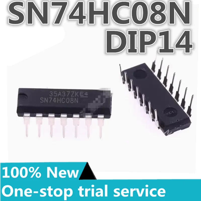 5-50pcs %new stock SN74HC08N DIP-14 SN74HC08PWR TSSOP-14 SN74HC08DR SOP-14 Screen printing HC08