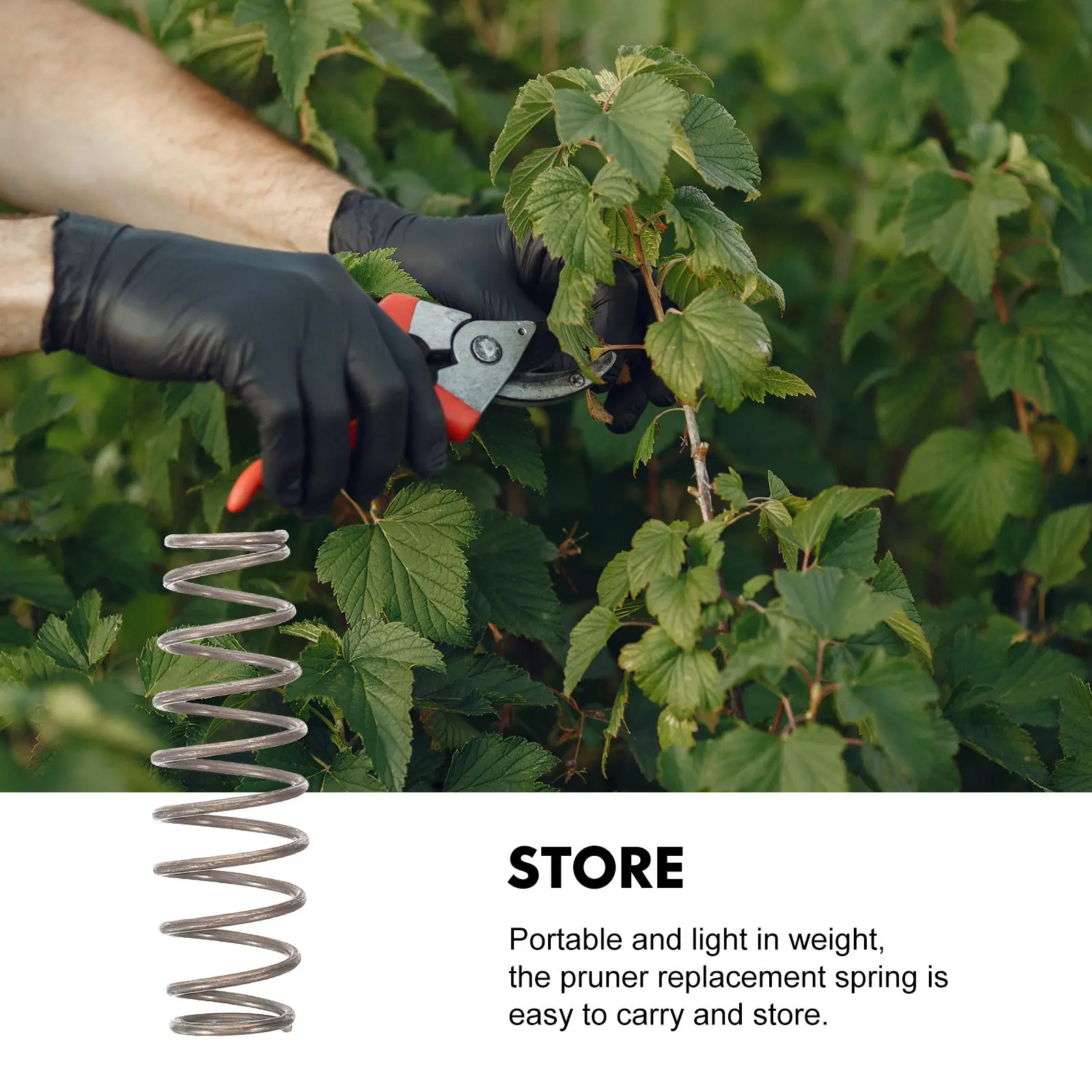 

10 шт. пружин для садовых ножниц из нержавеющей стали, сменные, прочные, гибкие, для садовых ножниц и секаторов