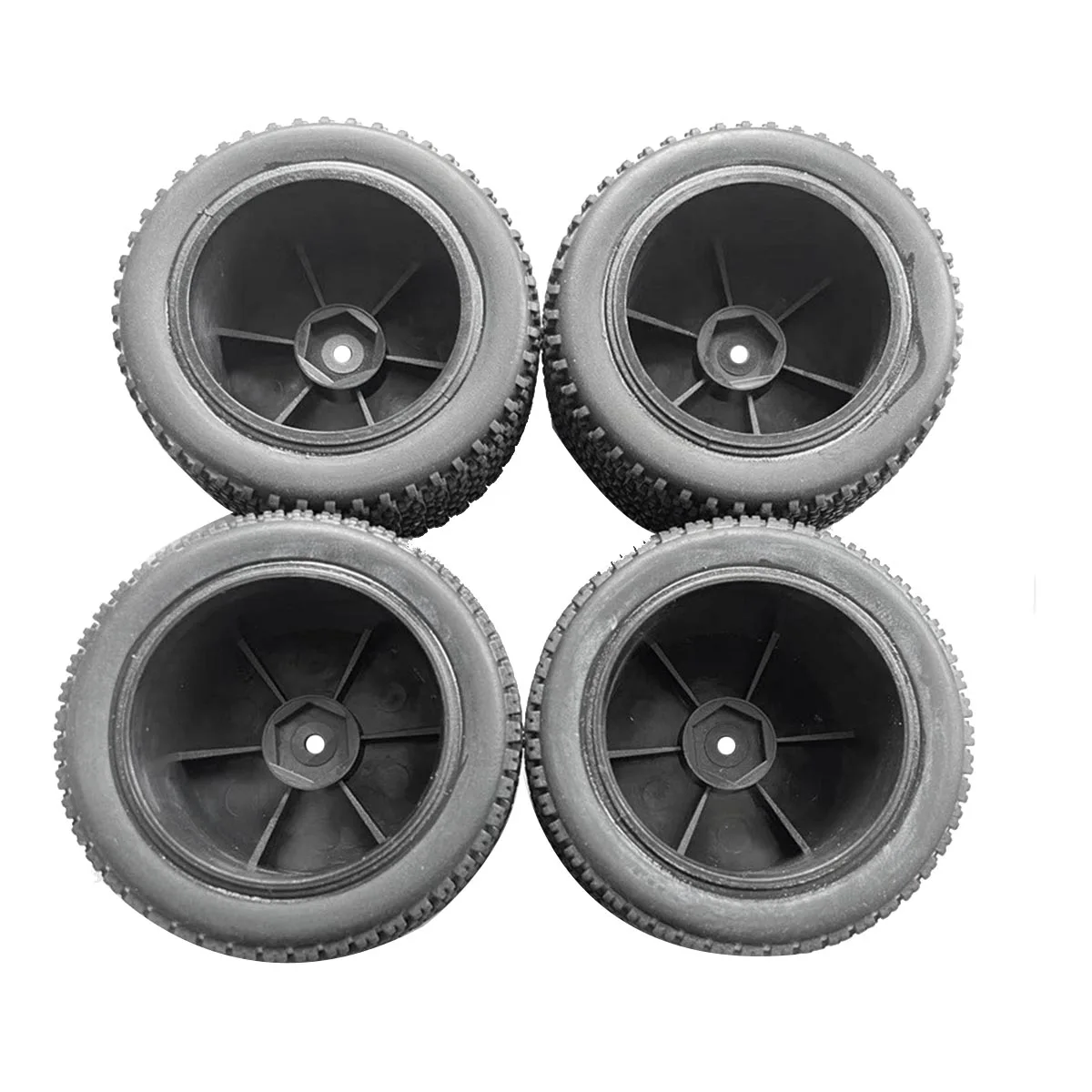 

1Set Off Road Wheels With Wheel Hub Adapter Combiner Replacement Parts For Wltoys 124019-1827 124016 144001 RC Car ,Purple