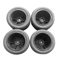 1Set Off Road Wheels With Wheel Hub Adapter Combiner Replacement Parts For Wltoys 124019-1827 124016 144001 RC Car ,Purple